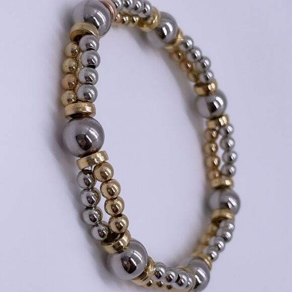 NWT Wool + Pepper Co. Mixed Metals Bracelet - Picture 2 of 5